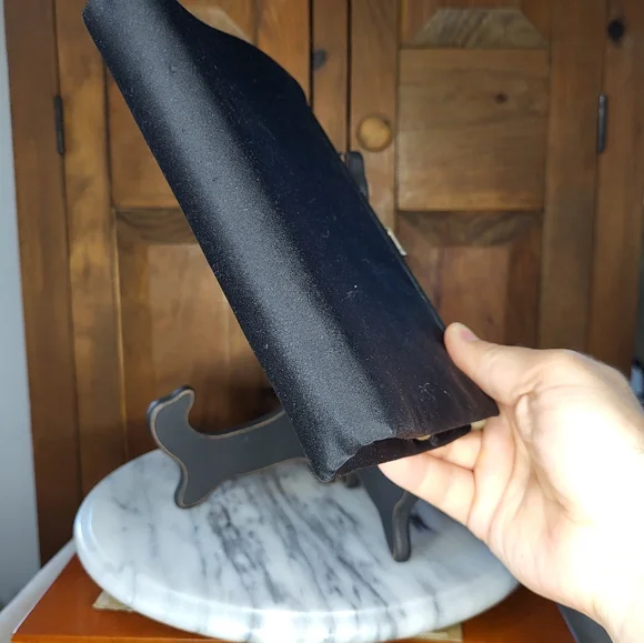 Brooks Brothers Black Clutch with Gold Accent - Picture 10 of 15